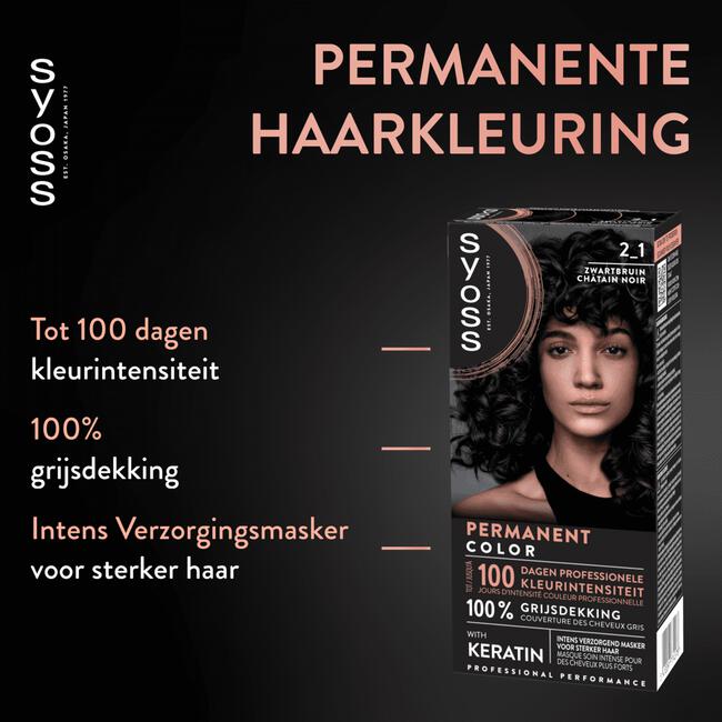 Syoss Haarverf 2-1 Zwartbruin
