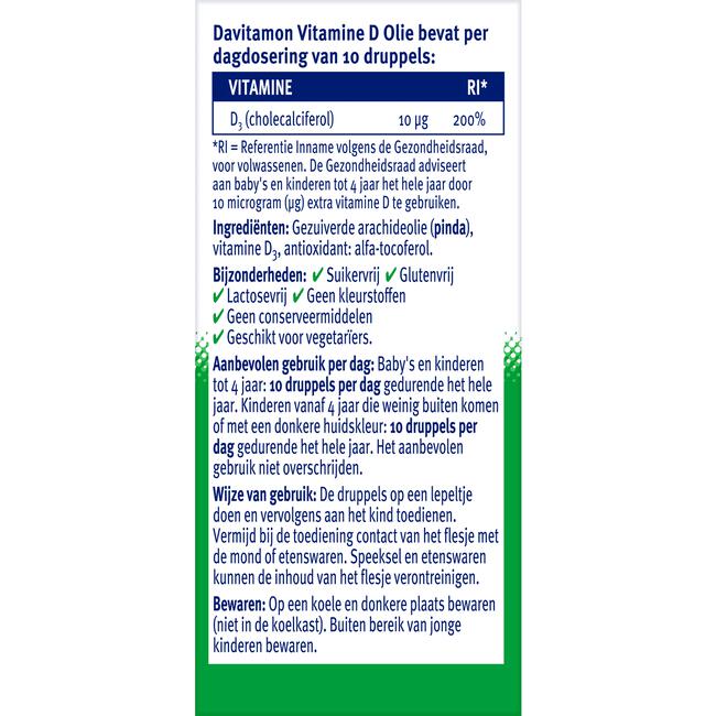 Davitamon Vitamine D Olie 25 ML