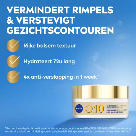 NIVEA Q10 Anti-Rimpel Collageen Expert Dag- en Nacht Repair Balm 50 ML