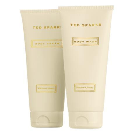 Ted Sparks Giftset Showergel & Body Cream Vanilla & Cedarwood 