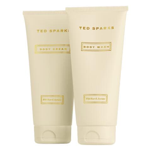 Ted Sparks Giftset Showergel & Body Cream Vanilla & Cedarwood 