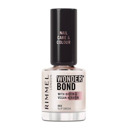 Rimmel London Wonder'Bond Care+Color Nagellak Roze 003 Slip Dress