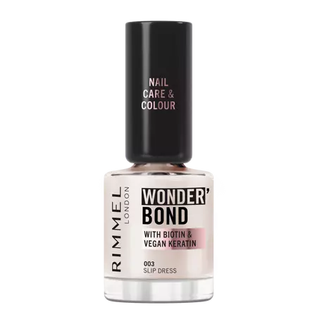 Rimmel London Wonder'Bond Care+Color Nagellak Roze 003 Slip Dress