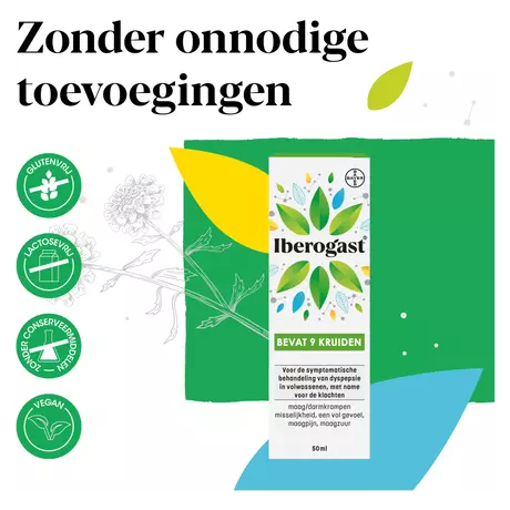 Iberogast Druppels Bij Prikkelbare Maag- En Darmklachten 50 ML