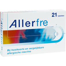 Allerfre Antihooikoorts Tabletten 10 mg Loratadine