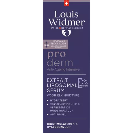 Louis Widmer Proderm Extrait Liposomal Serum Zonder Parfum 30 ML