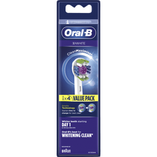 Oral-B 3D White Opzetborstels Wit 4 Stuks