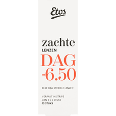 Etos Zachte Daglenzen -6,5 15 stuks
