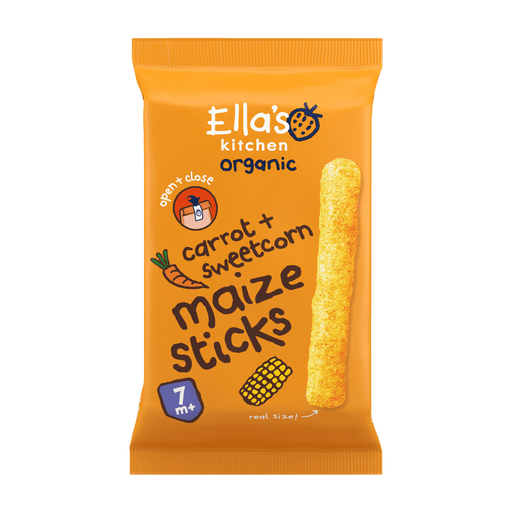 Ella's Kitchen Bio Maïssticks Wortel 7+ Maanden 17 gram