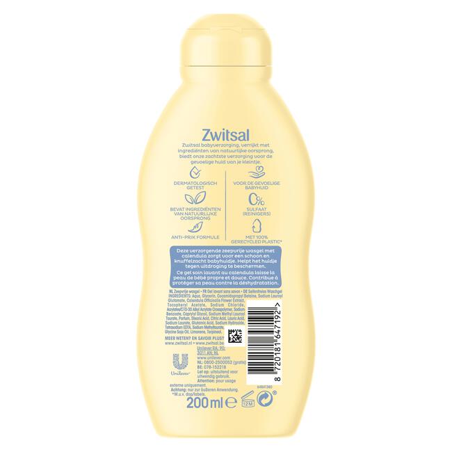 Zwitsal Zeepvrije Wasgel 200 ML