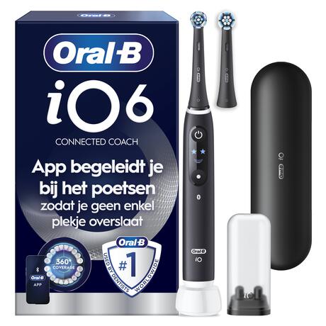 Oral-B iO 6N Zwart Elektrische Tandenborstel