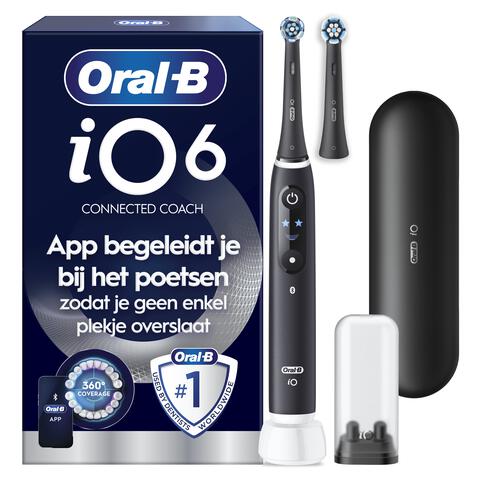 Oral-B iO 6N Zwart Elektrische Tandenborstel
