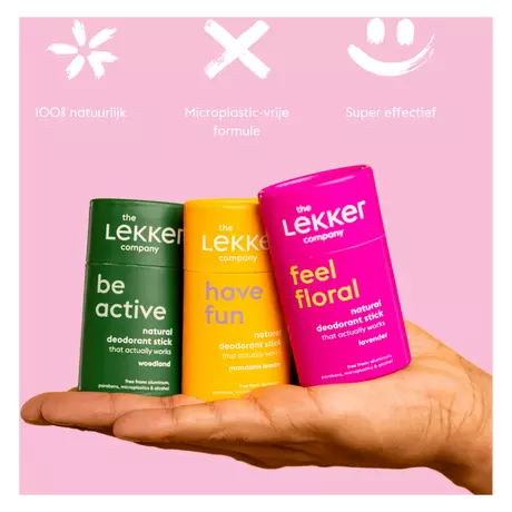 The Lekker Company Feel Floral Deodorant Stick 40 gram