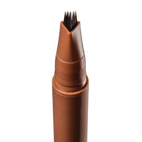 Trouble Maker Fluffer Brow Brush Natural Brow Pen Medium Brown