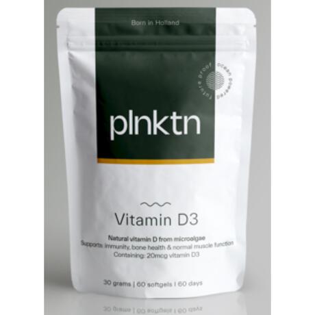 Plnktn Algenolie Vitamine D3 60 stuks