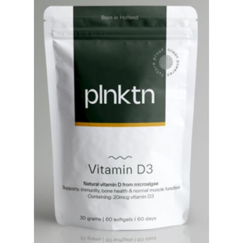 Plnktn Algenolie Vitamine D3 60 stuks