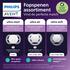 Philips Avent Fopspeen Ultra Air Night 0-6M SCF376/25 2 stuks