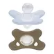 Difrax Fopspeen Natural Siliconen 0-6M Ice/Clay 2 stuks