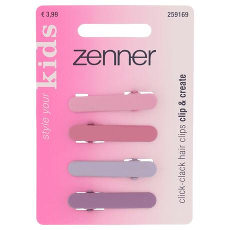 Zenner Klik-klak haarspeld kids 4x