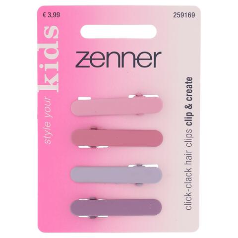 Zenner Klik-klak haarspeld kids 4x