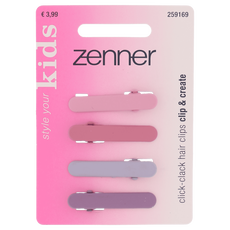 Zenner Klik-klak haarspeld kids 4x