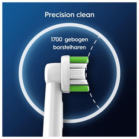 Oral-B Precision Clean Opzetborstels Wit 4 Stuks