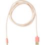 Sundaze Micro USB Braided Cable Pink 2 M