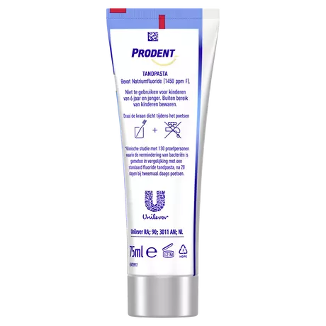 Prodent Expert Wit+Fris Tandpasta 75 ML