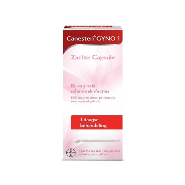 Canesten Gyno Zachte Capsule bij vaginale schimmel 1 stuk