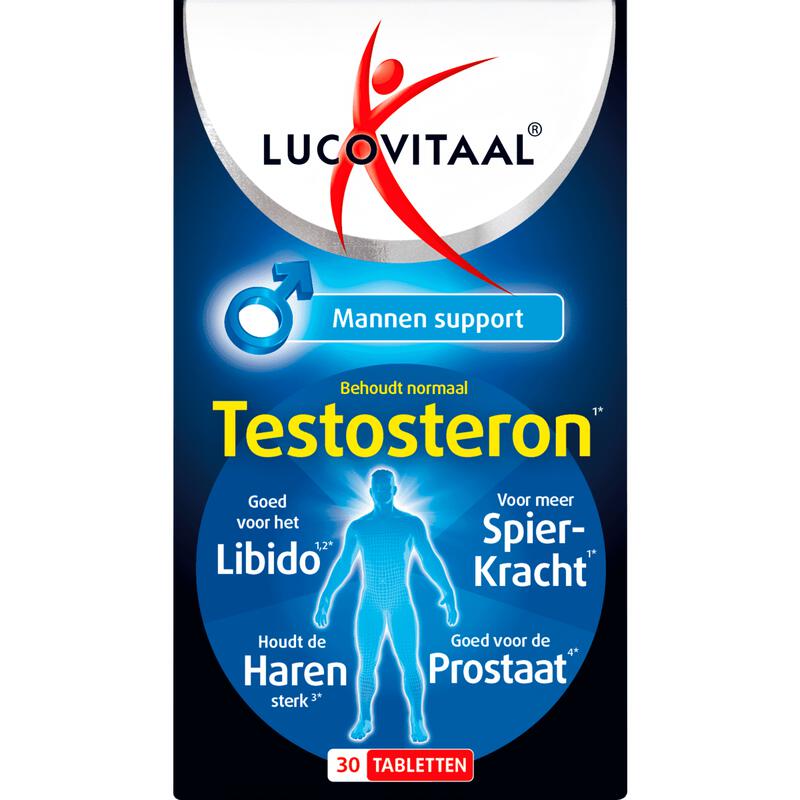 Lucovitaal Testosteron Mannen Support Tabletten 30 stuks