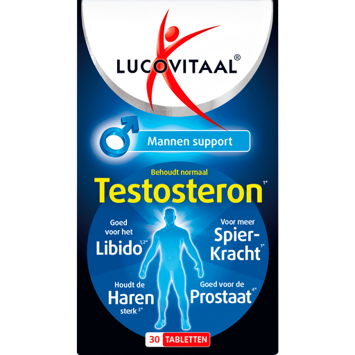 Lucovitaal Testosteron Mannen Support Tabletten 30 stuks