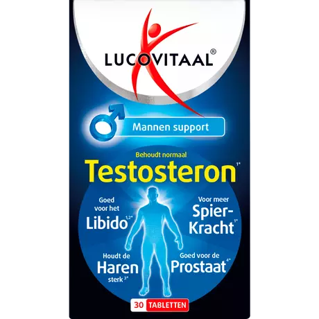 Lucovitaal Testosteron Mannen Support Tabletten 30 stuks