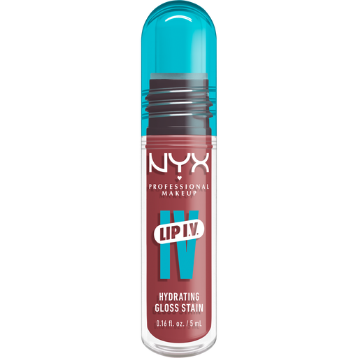 NYX Professional Make Up Lip IV Hydraterende Lipgloss + Stain 17 Petal Pourin Roze