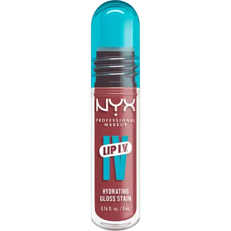 NYX Professional Make Up Lip IV Hydraterende Lipgloss + Stain 17 Petal Pourin Roze