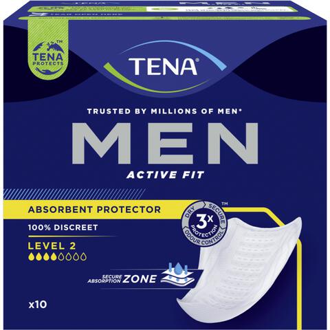 TENA Men Absorbant Protector Level 2 10 stuks