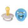 BIBS Colour Fopspeen Latex 2 pack - Mushroom/Breeze - Maat 2