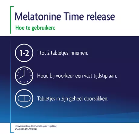 Shiepz Melatonine Time Release 0,1 MG Tabletten 500 stuks