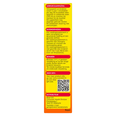 Supradyn Complex Forte Multivitamine Extra Energie Bruistabletten 45 stuks