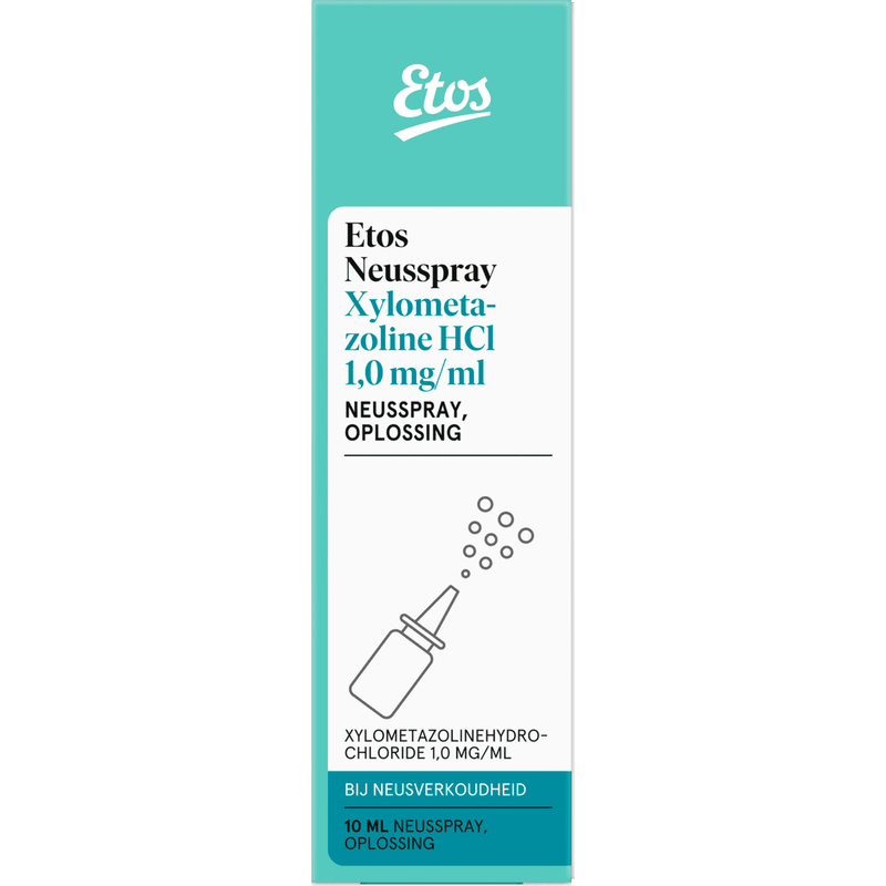 Etos Neusspray Xylometazoline HCl 1,0 MG/ 10 ML