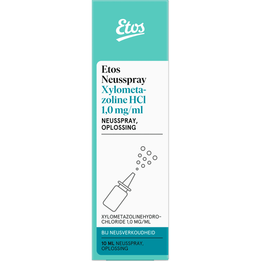 Etos Neusspray Xylometazoline HCl 1,0 MG/ 10 ML