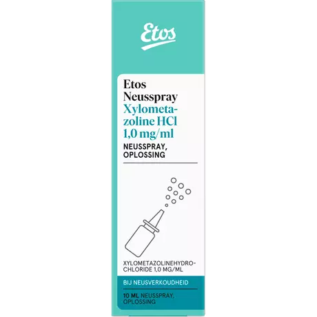 Etos Neusspray Xylometazoline HCl 1,0 MG/ 10 ML