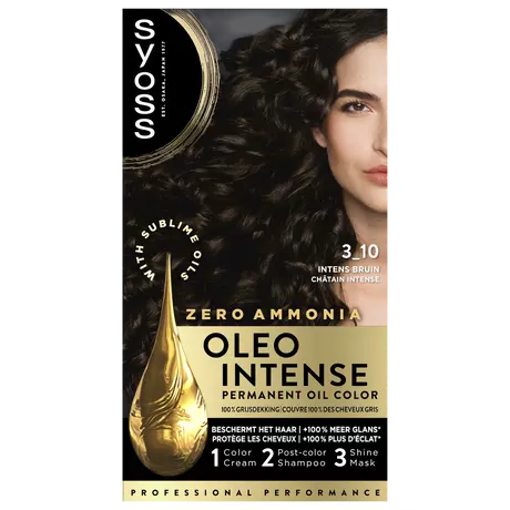 Syoss Oleo Intense Permanente Haarkleuring 3-10 Intens Bruin