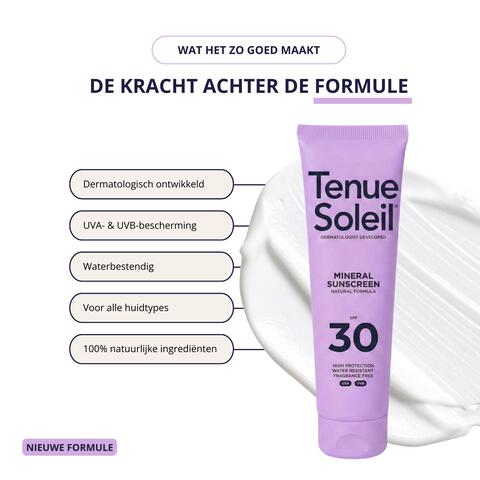 Tenue Soleil Zonnecrème SPF30 100 ML