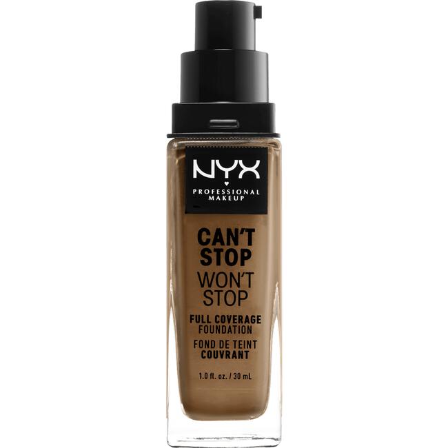 NYX Professional Makeup Can't Stop Won't Stop Foundation Nutmeg CSWSF1