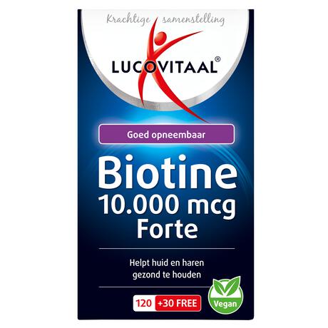 Lucovitaal Biotine 10.000mcg Forte Zuigtabletten 150 stuks