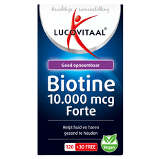 Lucovitaal Biotine 10.000mcg Forte Zuigtabletten 150 stuks