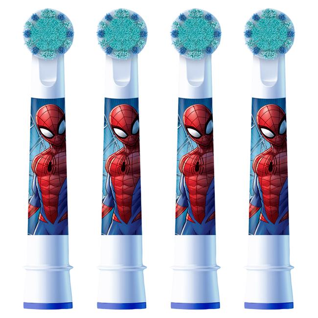 Oral-B Pro Kids Spiderman Opzetborstels - 4 Stuks