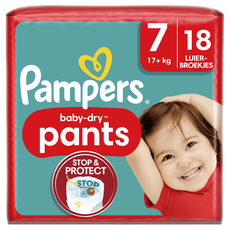 Pampers Baby-Dry Pants Luierbroekjes Maat 7 17+ KG 18 Stuks