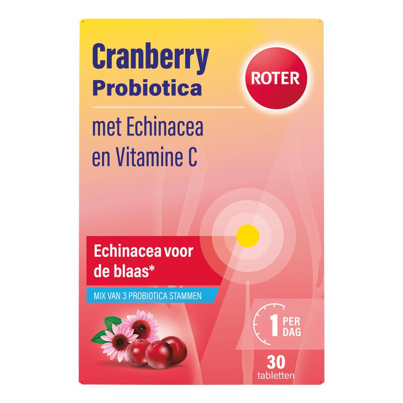 Roter Cranberry + Probiotica Capsules 30 Stuks