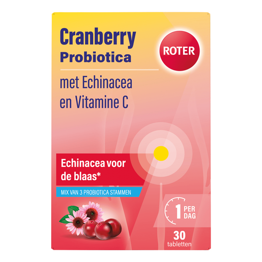 Roter Cranberry + Probiotica Capsules 30 Stuks